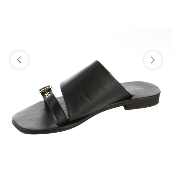 Free People Mila Minimal Flat Sandals Size 7.5 - Picture 2 of 4